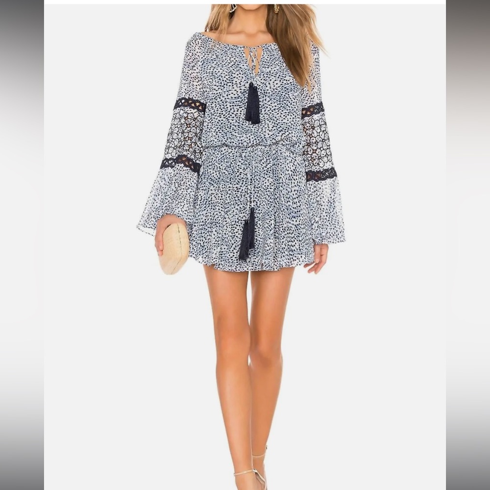 Alexis Lanelle Dress in Capri Embroidery SZ L